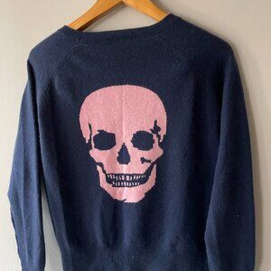 Skull Cashmere XS Blue/Pink